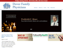 Tablet Screenshot of doverfamilyphysicians.com